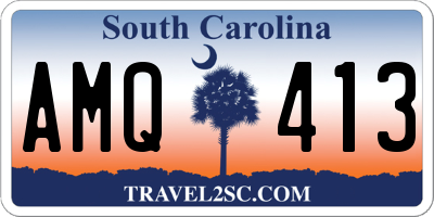 SC license plate AMQ413