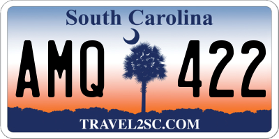 SC license plate AMQ422