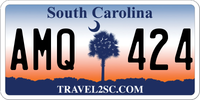 SC license plate AMQ424