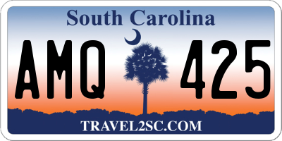SC license plate AMQ425