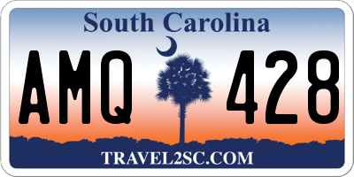 SC license plate AMQ428