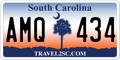 SC license plate AMQ434