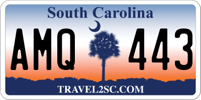 SC license plate AMQ443