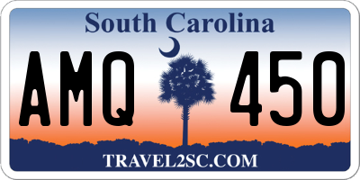 SC license plate AMQ450