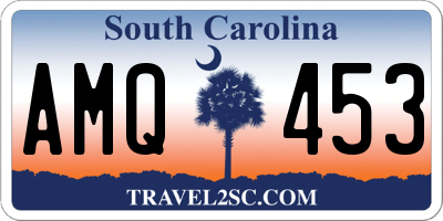 SC license plate AMQ453