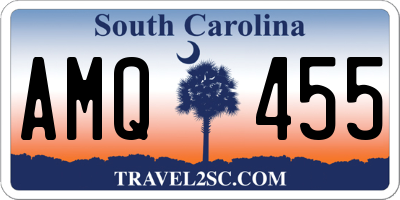 SC license plate AMQ455