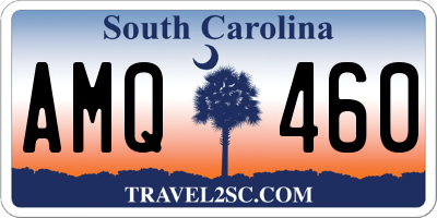 SC license plate AMQ460