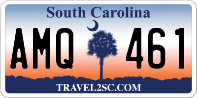 SC license plate AMQ461