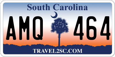 SC license plate AMQ464