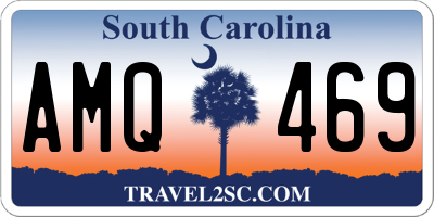 SC license plate AMQ469