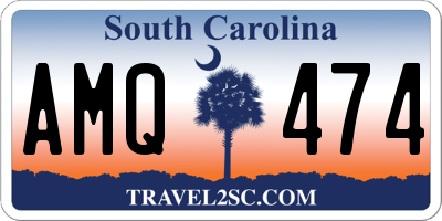 SC license plate AMQ474