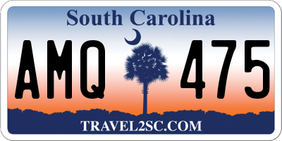 SC license plate AMQ475