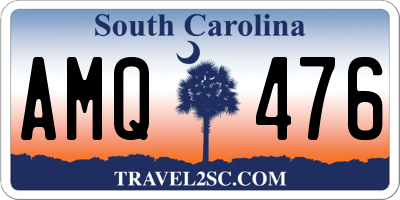 SC license plate AMQ476