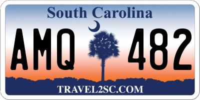 SC license plate AMQ482