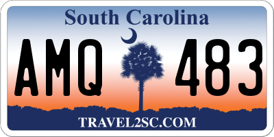 SC license plate AMQ483