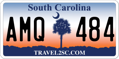 SC license plate AMQ484