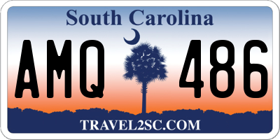 SC license plate AMQ486