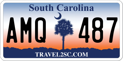 SC license plate AMQ487