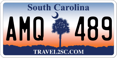 SC license plate AMQ489