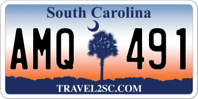 SC license plate AMQ491