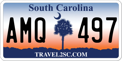 SC license plate AMQ497