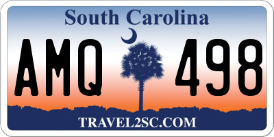 SC license plate AMQ498