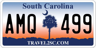 SC license plate AMQ499
