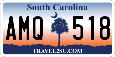 SC license plate AMQ518