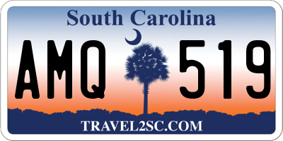 SC license plate AMQ519
