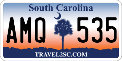 SC license plate AMQ535
