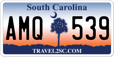 SC license plate AMQ539