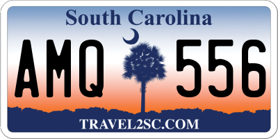 SC license plate AMQ556