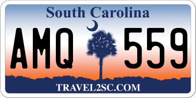 SC license plate AMQ559