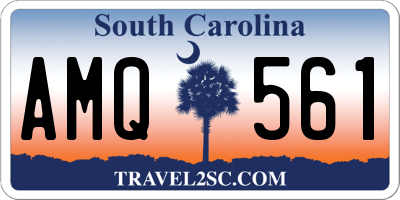 SC license plate AMQ561
