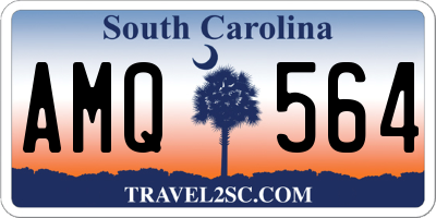 SC license plate AMQ564