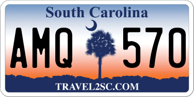 SC license plate AMQ570