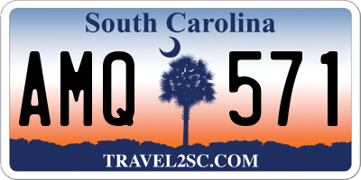 SC license plate AMQ571