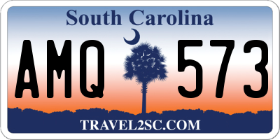 SC license plate AMQ573
