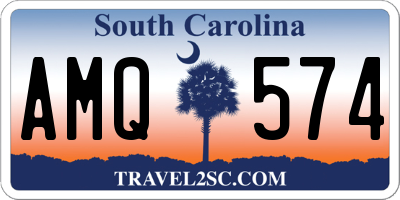 SC license plate AMQ574