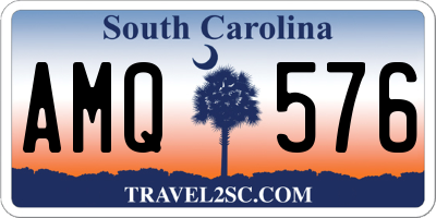 SC license plate AMQ576
