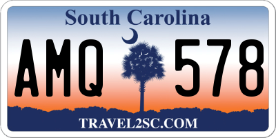SC license plate AMQ578