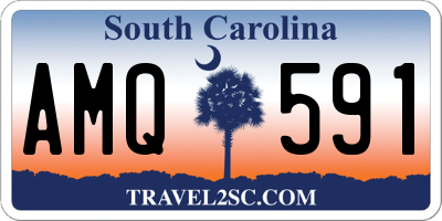 SC license plate AMQ591
