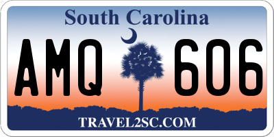 SC license plate AMQ606
