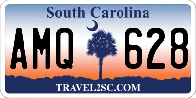 SC license plate AMQ628