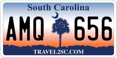 SC license plate AMQ656