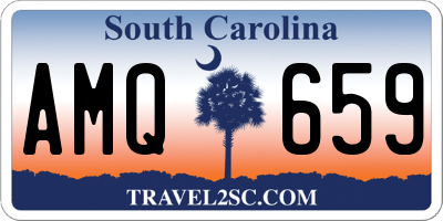 SC license plate AMQ659