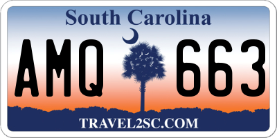 SC license plate AMQ663