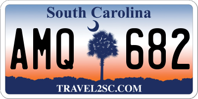 SC license plate AMQ682