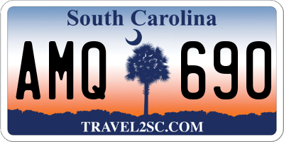 SC license plate AMQ690