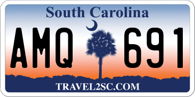 SC license plate AMQ691